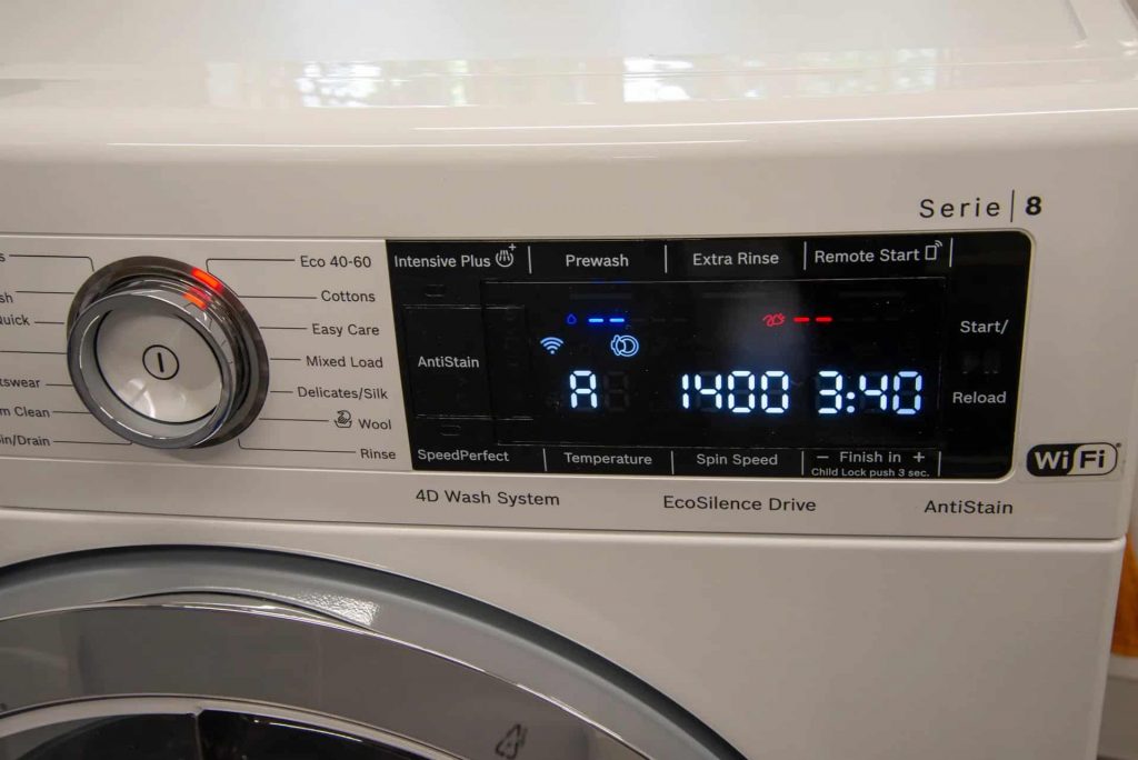 programming a washing machine