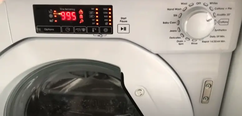 Reset Hoover washing machine 