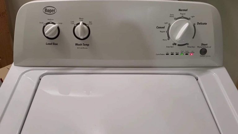 Roper Washing Machine Stuck on Sensing Fill? (All you Need Know)