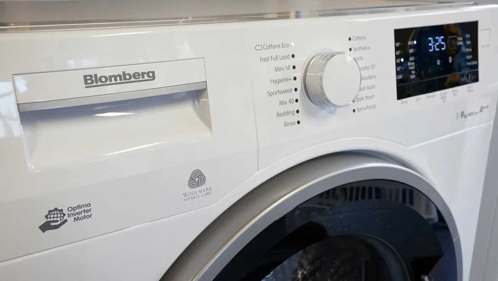 blomberg washing machine controls