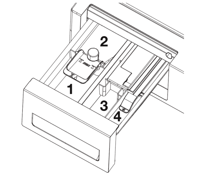 blomberg washing machine detergent drawer