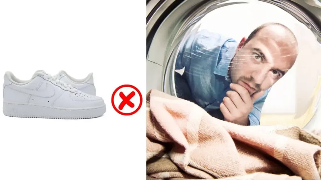 Can you put nike air 2025 force 1s in the washing machine