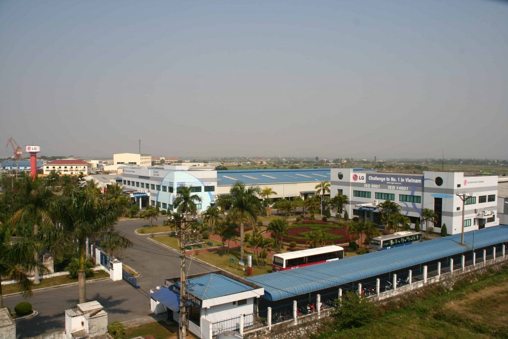LG factory in Vietnam