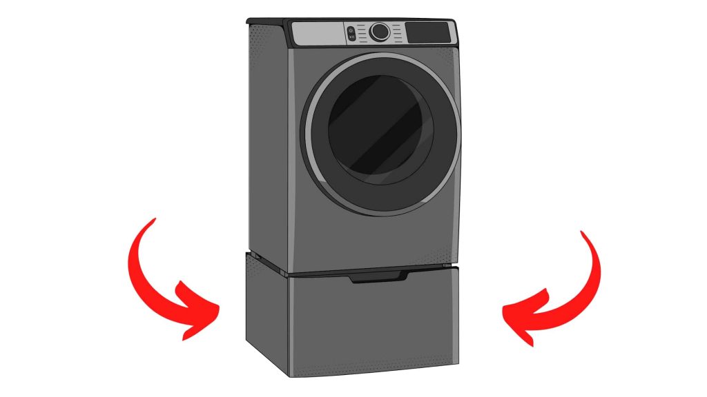 Washing machine pedestal image
