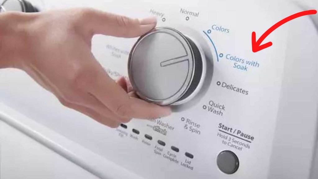 soak option in washing machine