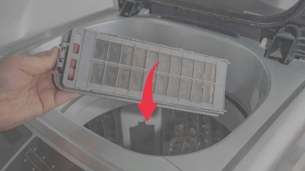 Samsung top load washer filter location