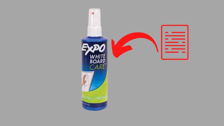 Expo Whiteboard Cleaner Ingredients (All You Need To Know)