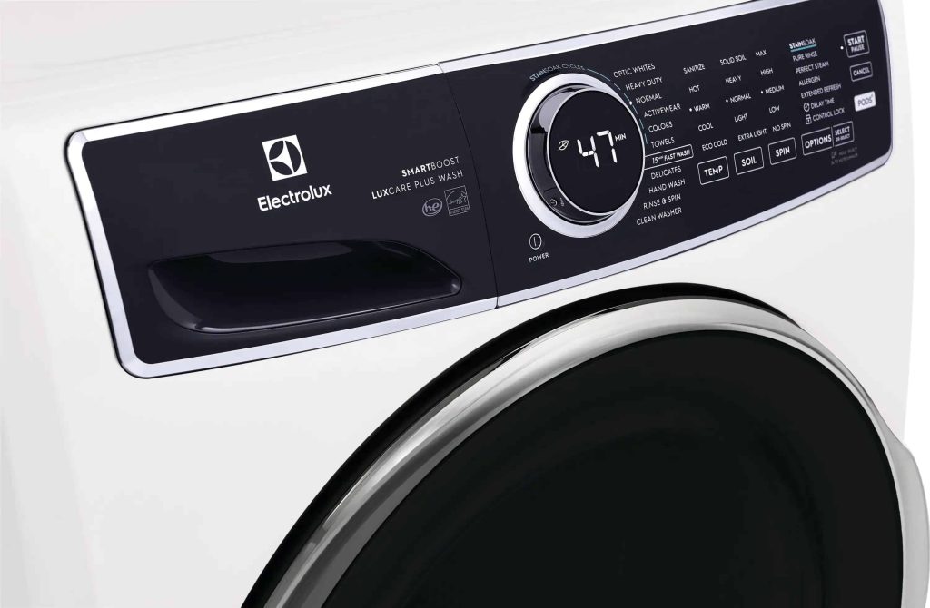 Reset Electrolux washing machine