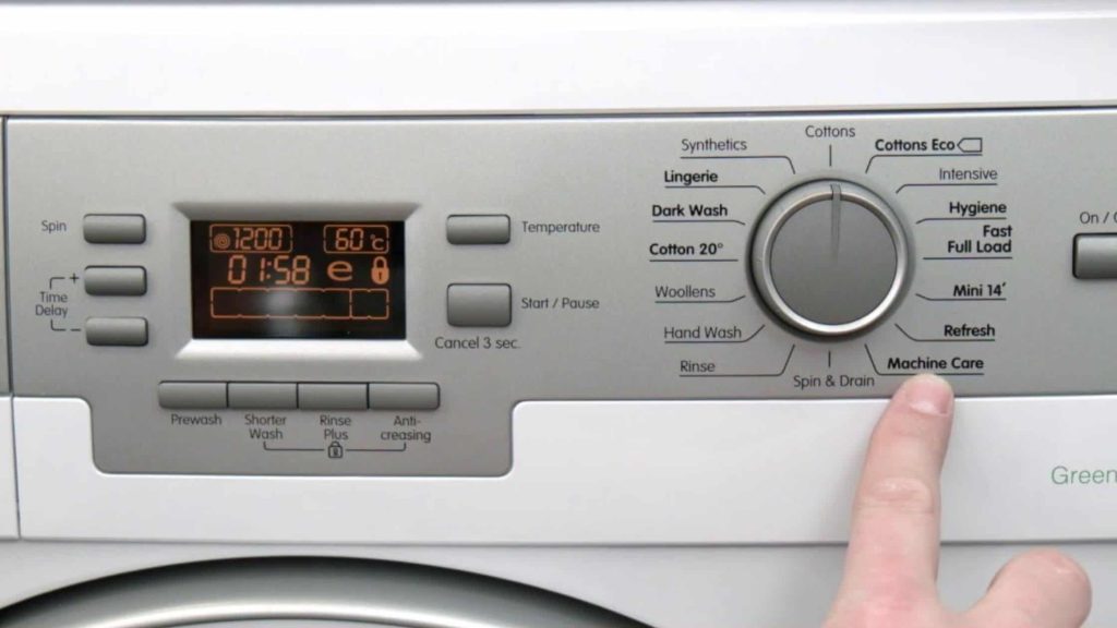 Reset Blomberg washing machine