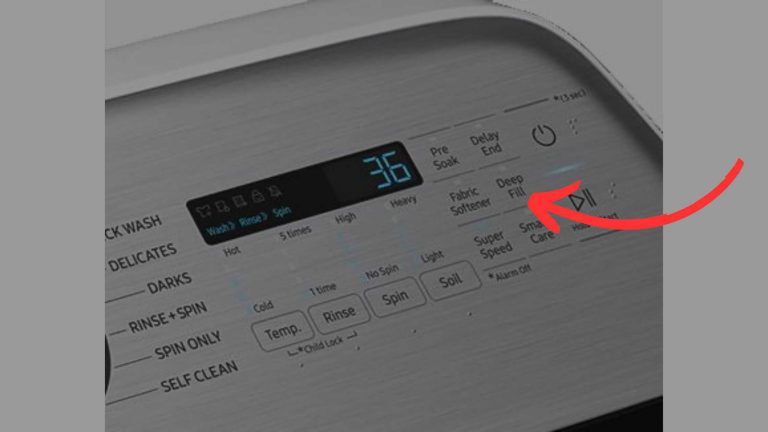 What Is Deep Fill On Samsung Washer? (All You Need To Know)