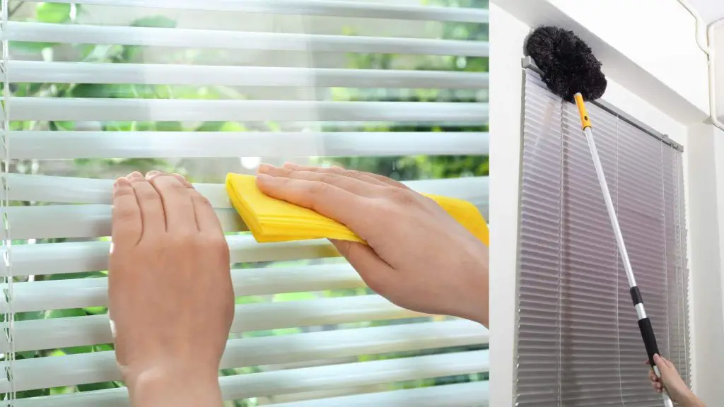 how to clean Venetian blinds