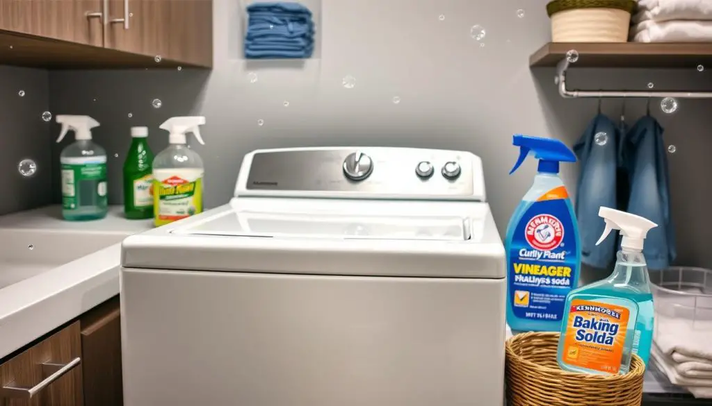 Cleaning top load washer