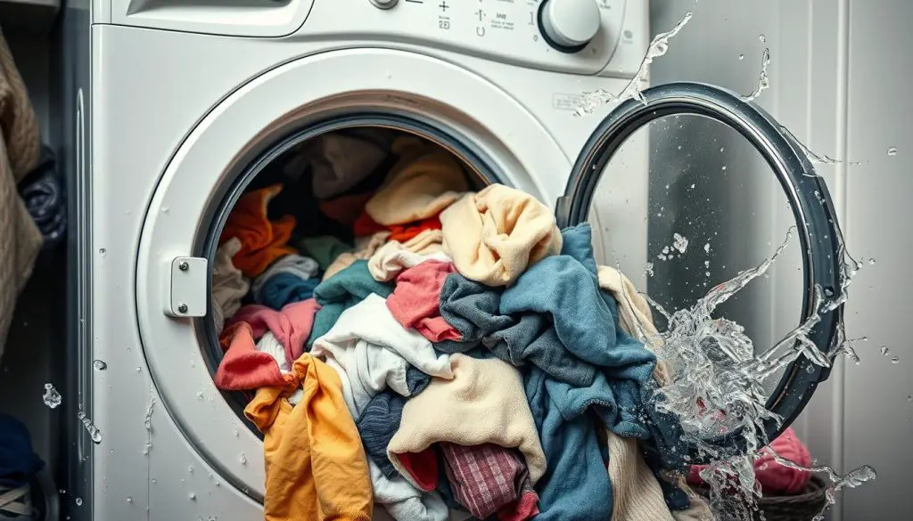 overloading washing machine risks