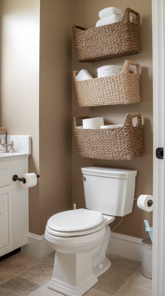 15+ Clever Behind Toilet Decor Ideas You’ll Wish You Tried Sooner ...