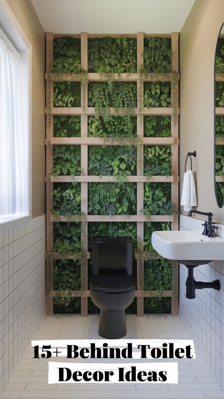 Create a Mini Greenery Wall for a Spa-Like Vibe