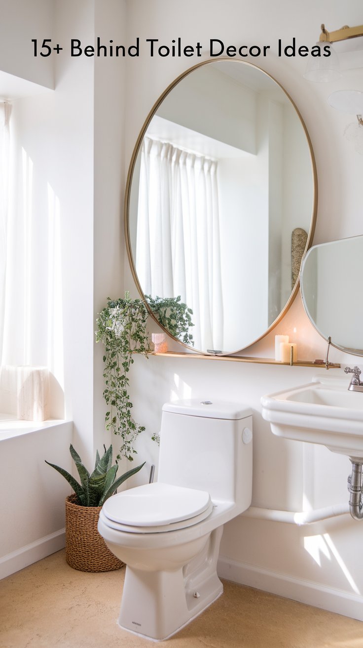 Use an Oversized Mirror to Make the Room Look Bigger