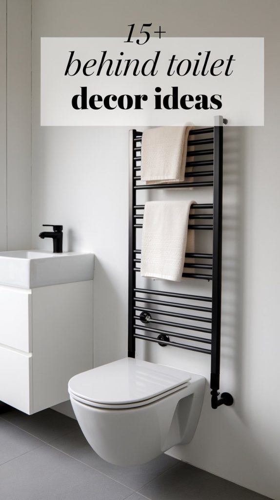 15+ Clever Behind Toilet Decor Ideas You’ll Wish You Tried Sooner ...