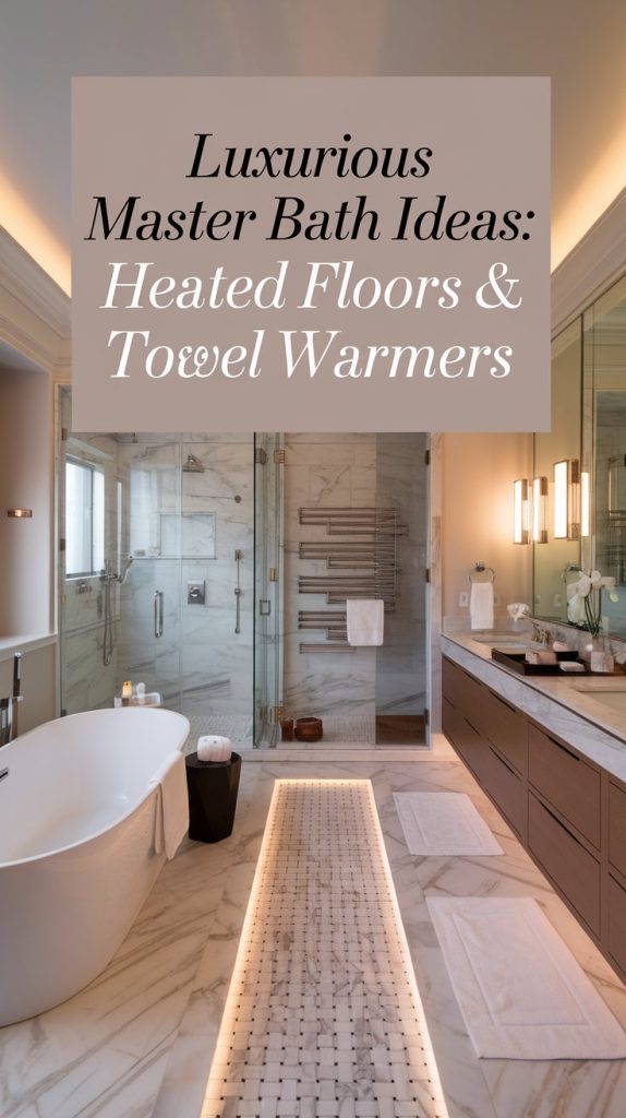 Heated Floors and Towel Warmers for Ultimate Comfort