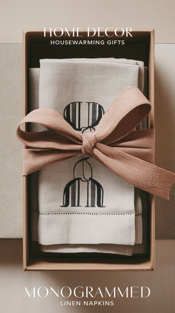 Monogrammed Linen Napkins