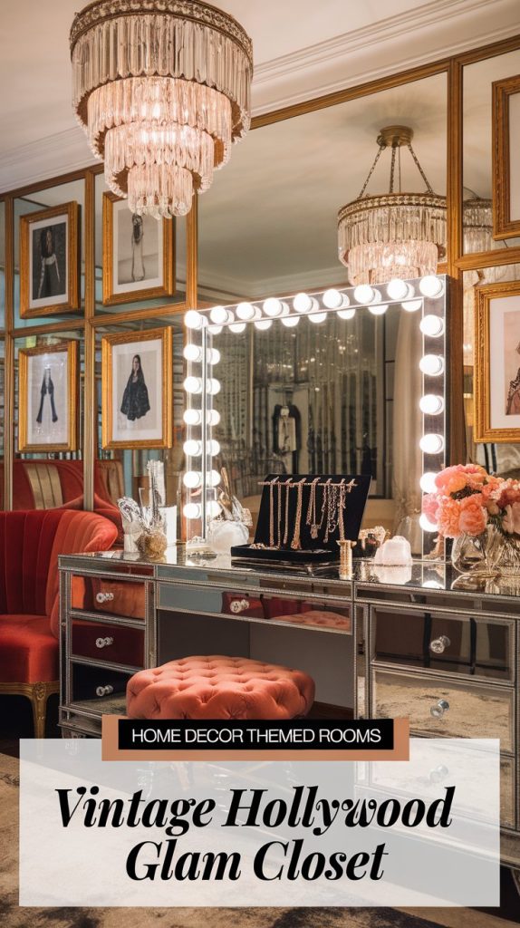 Vintage Hollywood Glam Closet