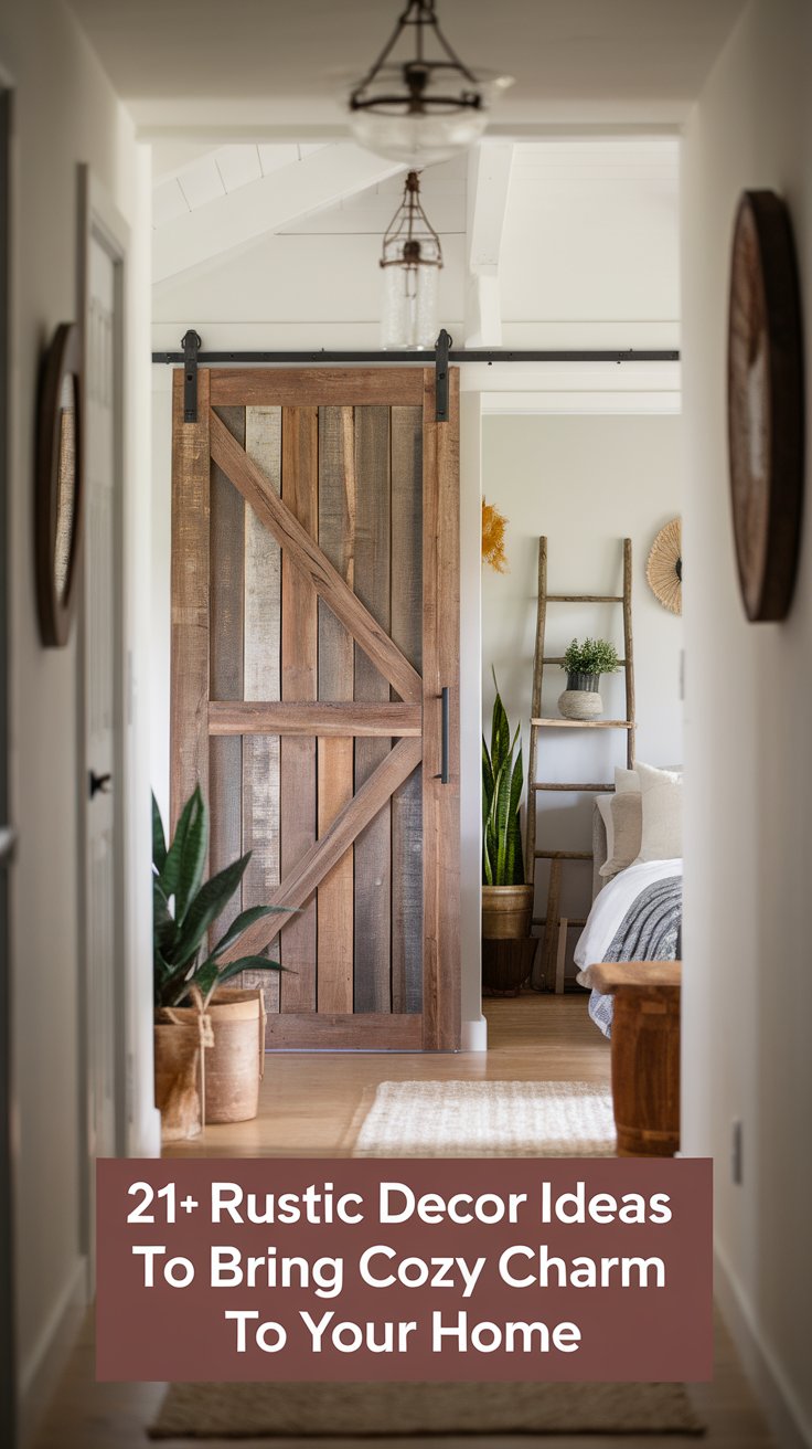 Add a Barn Door for Rustic Functionality