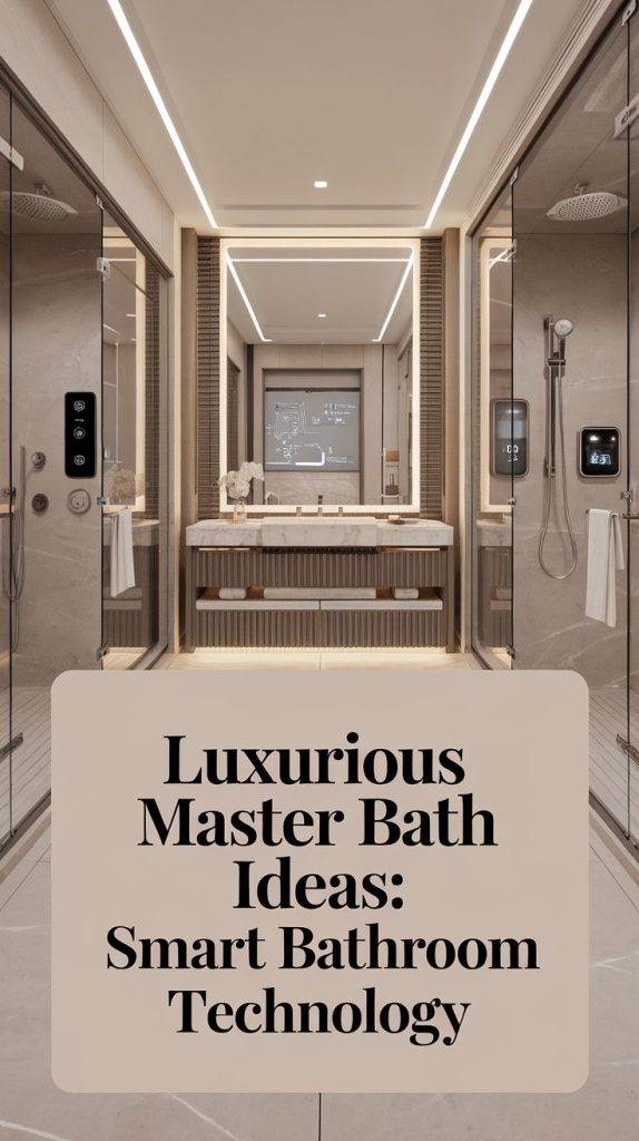 Smart Bathroom Technology for Effortless Luxury 1