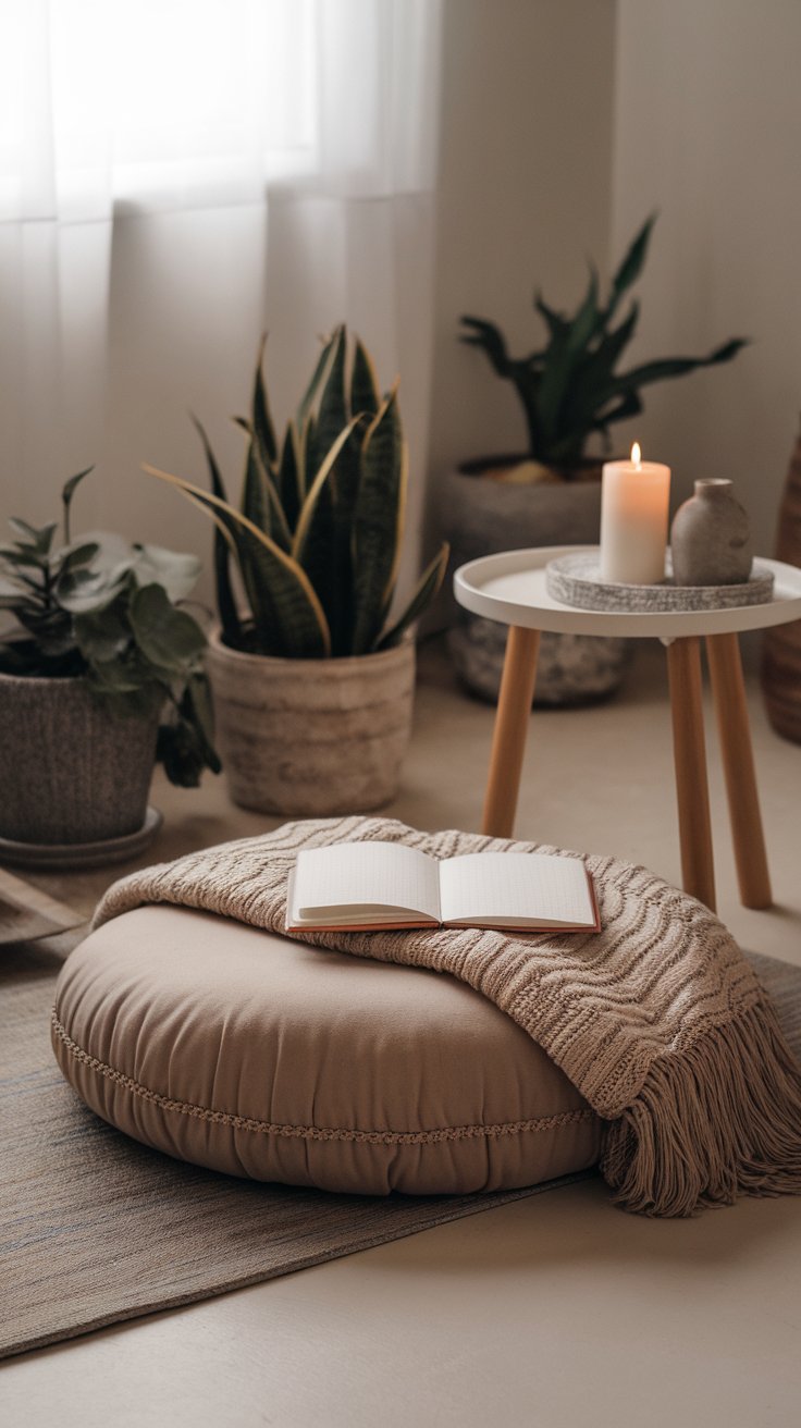 Create a Relaxation Corner for Meditation or Reading