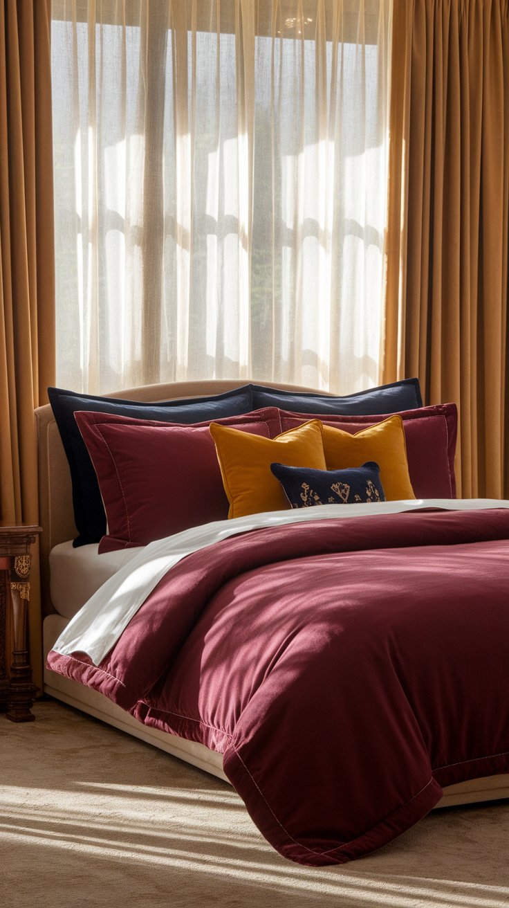 Style your bedroom with bold bedding