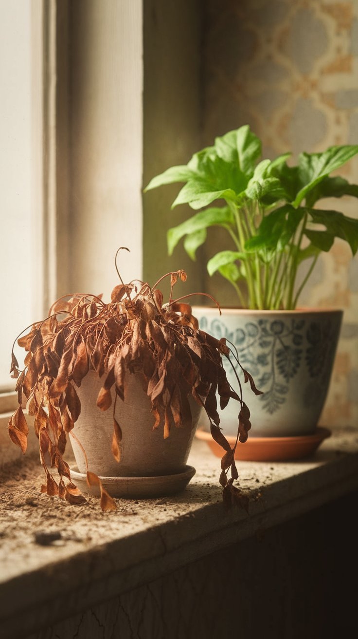 Dead or Artificial Plants That Look Lifeless