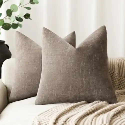 Soft Textured Throw Decorative Pillow Covers