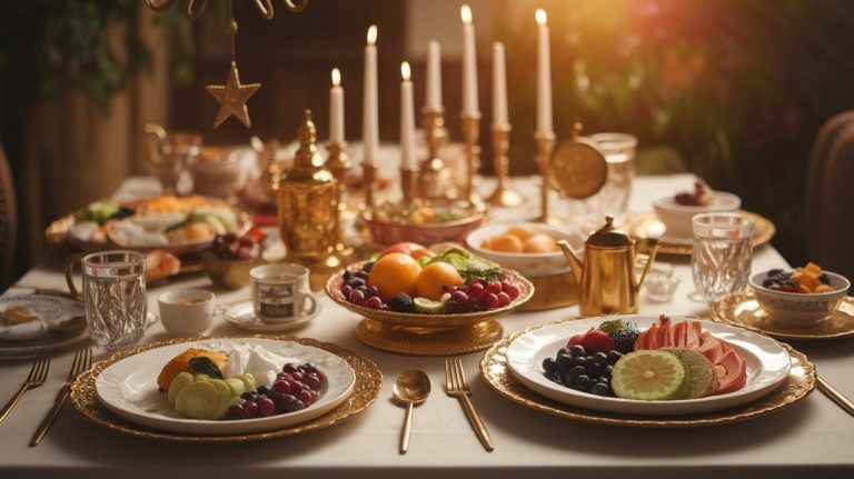 Eid Breakfast Table Settings F