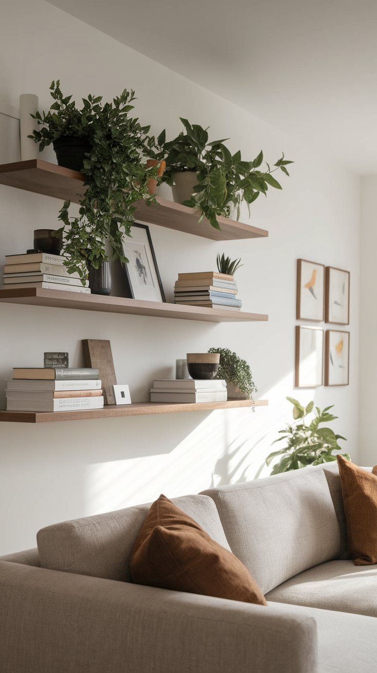 DIY Floating Shelves for a Minimalist Touch