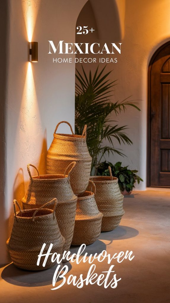 Handwoven Baskets for Functional Decor