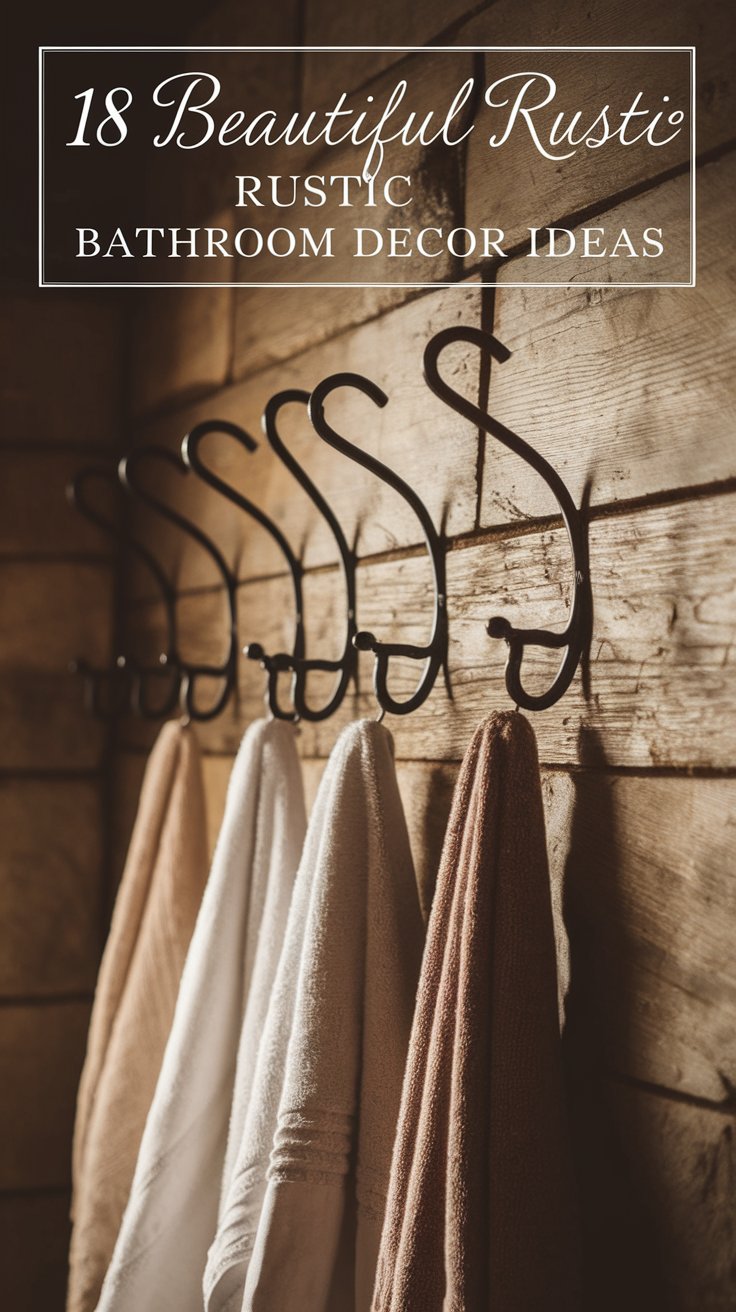 Rustic Wall Hooks for a Farmhouse Accent