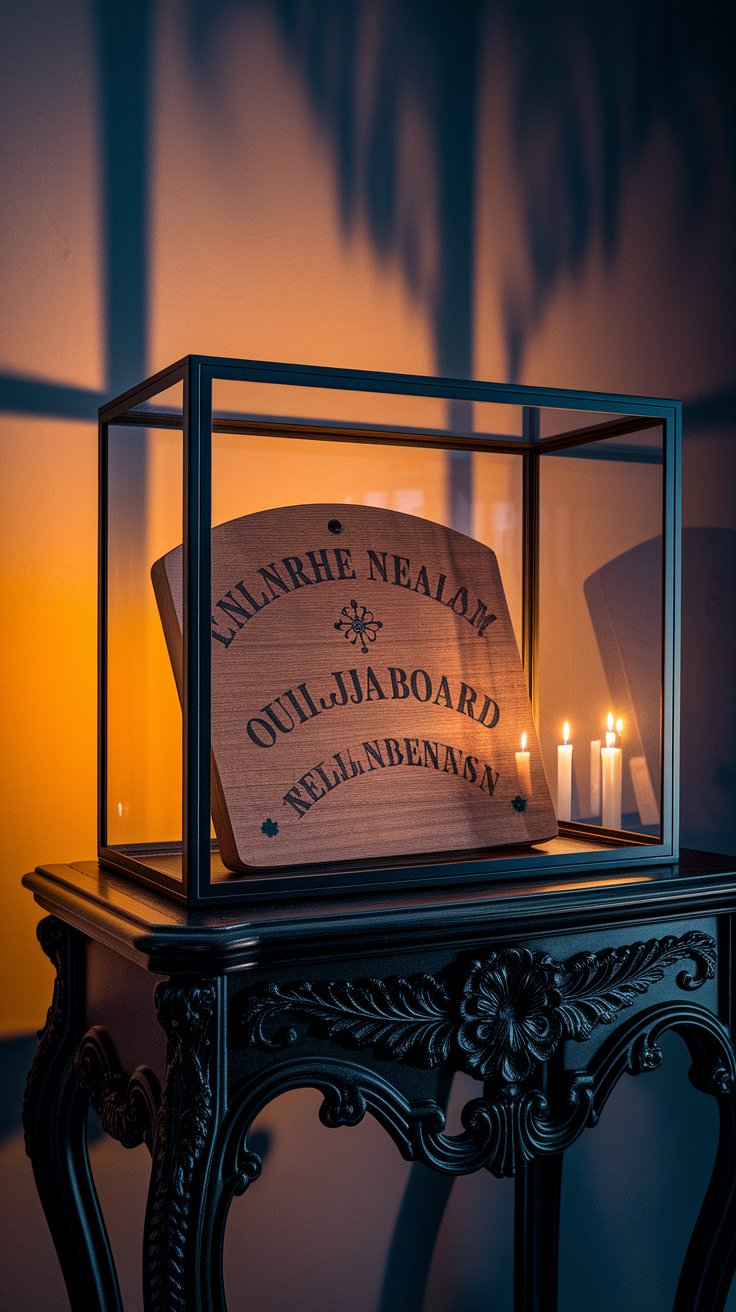 Vintage Ouija Board Display