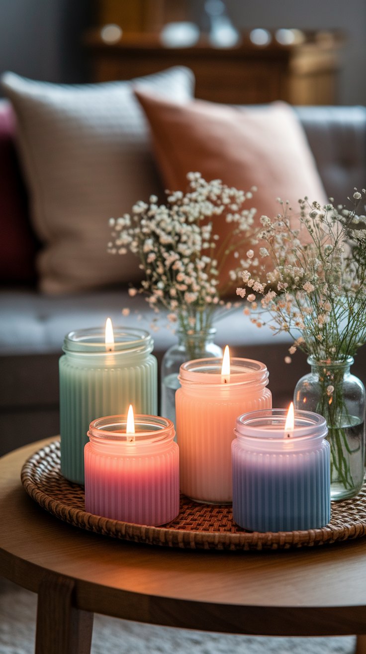 Swap Dark Candles for Fresh, Floral-Scented Ones