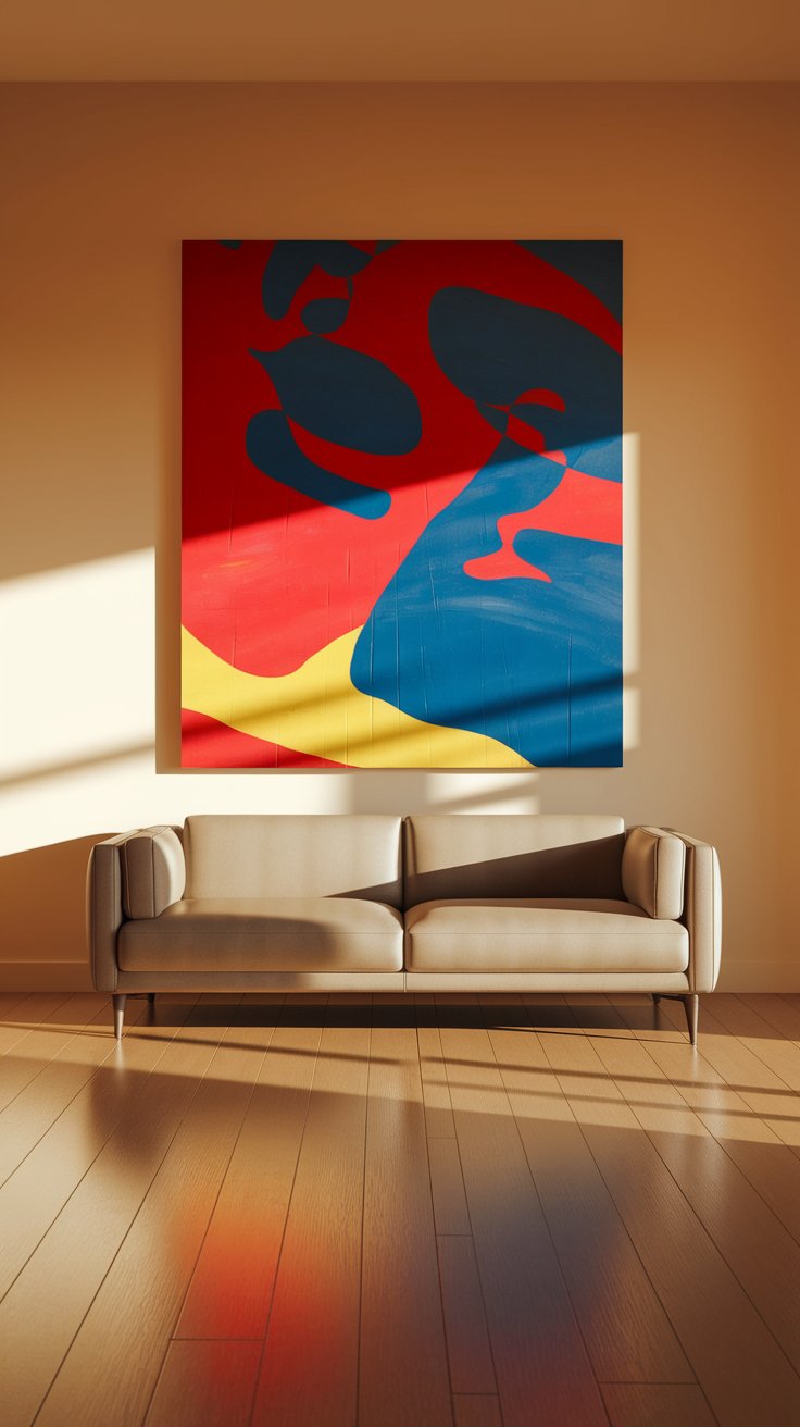 Oversized Artwork for a Striking Focal Point