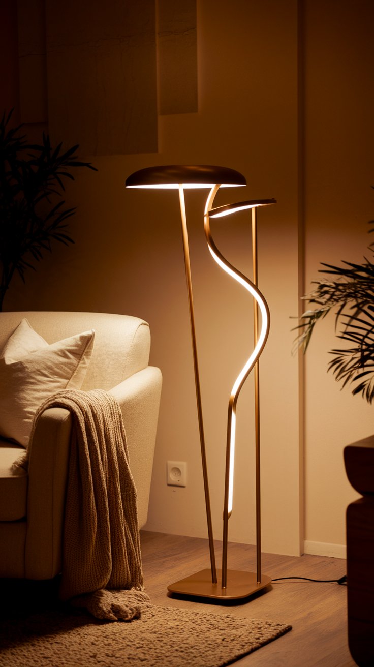 Sculptural Floor Lamps That Double as Art