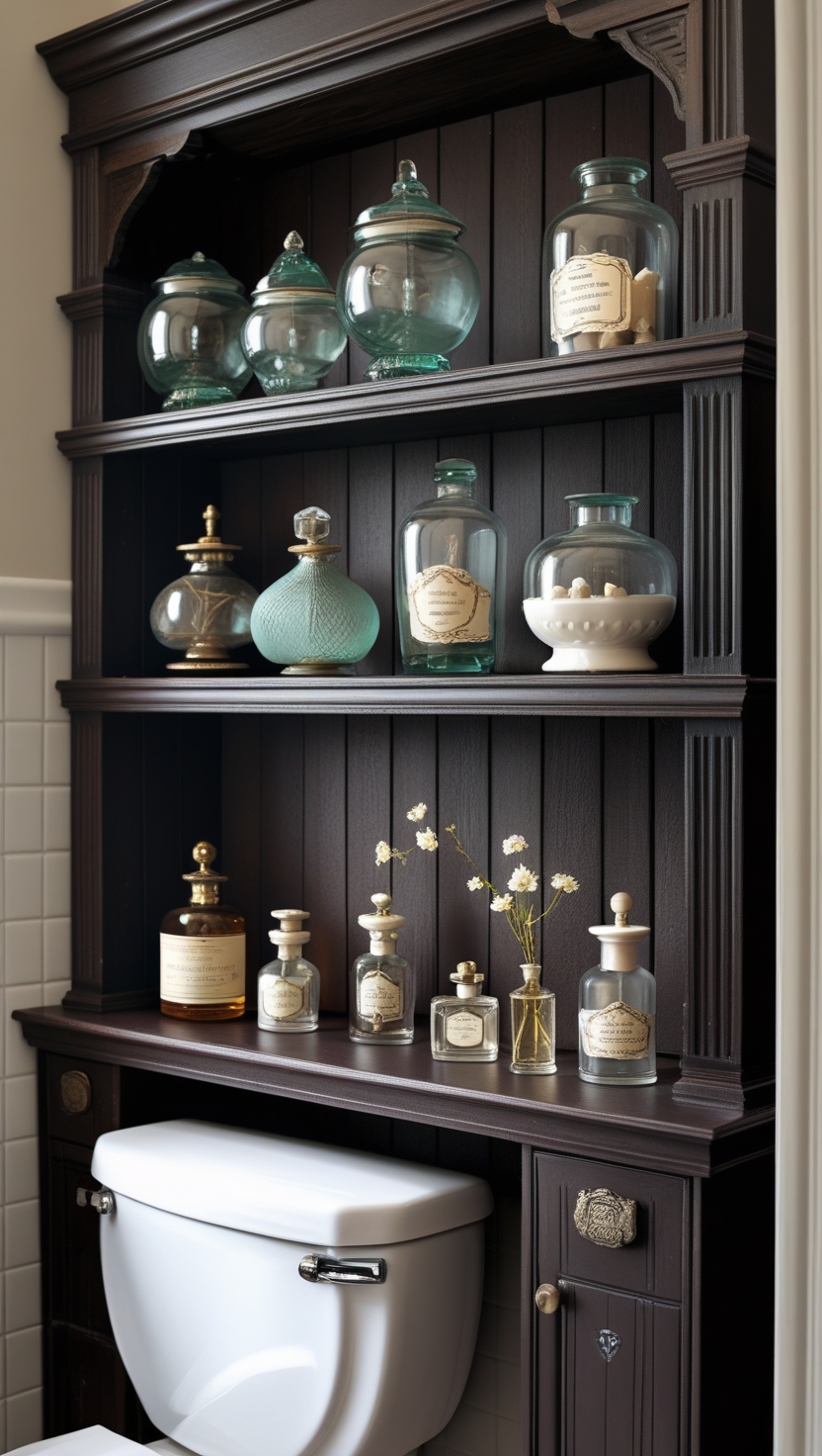 Vintage Apothecary Shelves