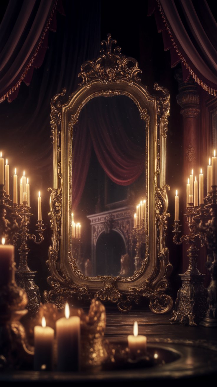 Gothic Mirrors and Ornate Frames