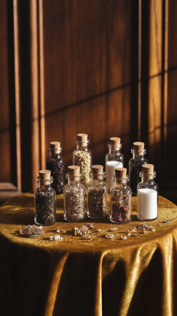 Spell Bottles and Charm Jars for Decorative Magic