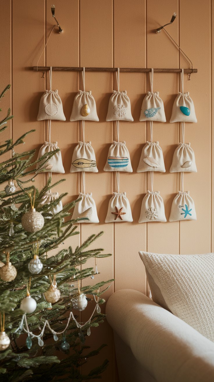 Beachy Advent Calendar With Ocean Elements