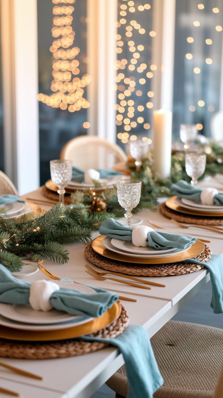 Ocean-Inspired Color Palette For A Coastal Christmas