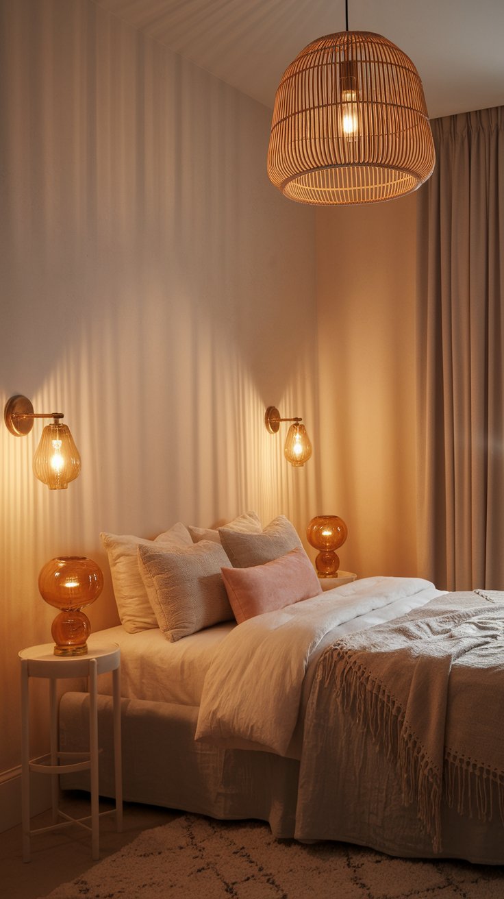 Install warm ambient lighting for a cozy glow