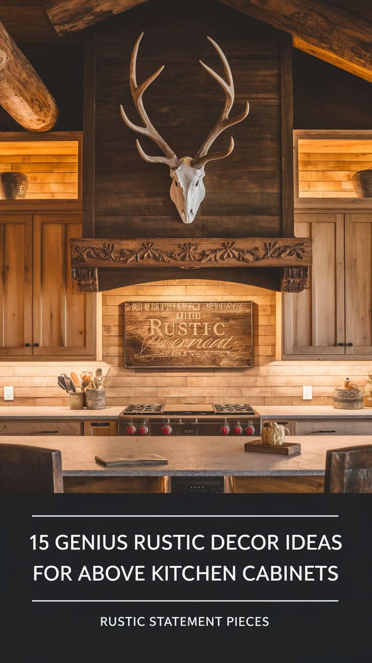 Faux Antlers or Wooden Wall Art for a Rustic Statement