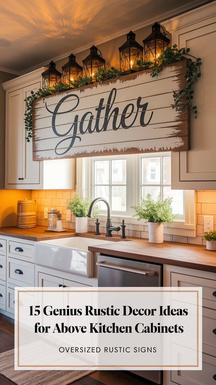 Oversized Rustic Signs with Farmhouse Quotes