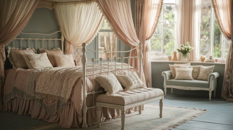 Charming Vintage Shabby Chic Bedroom Featured Image 01