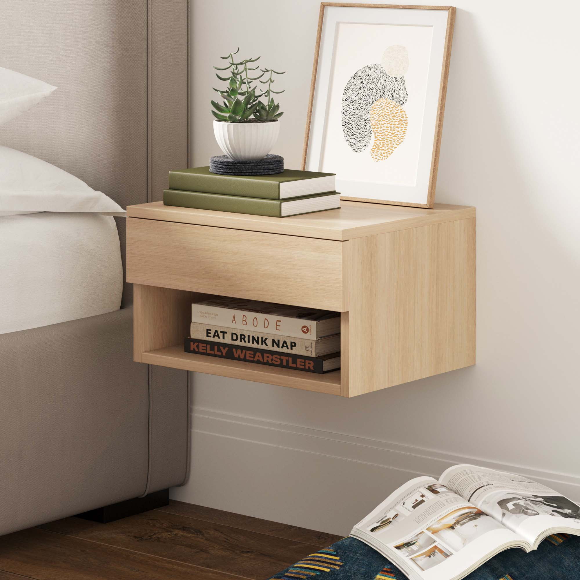 Nathan James Jackson floating nightstand