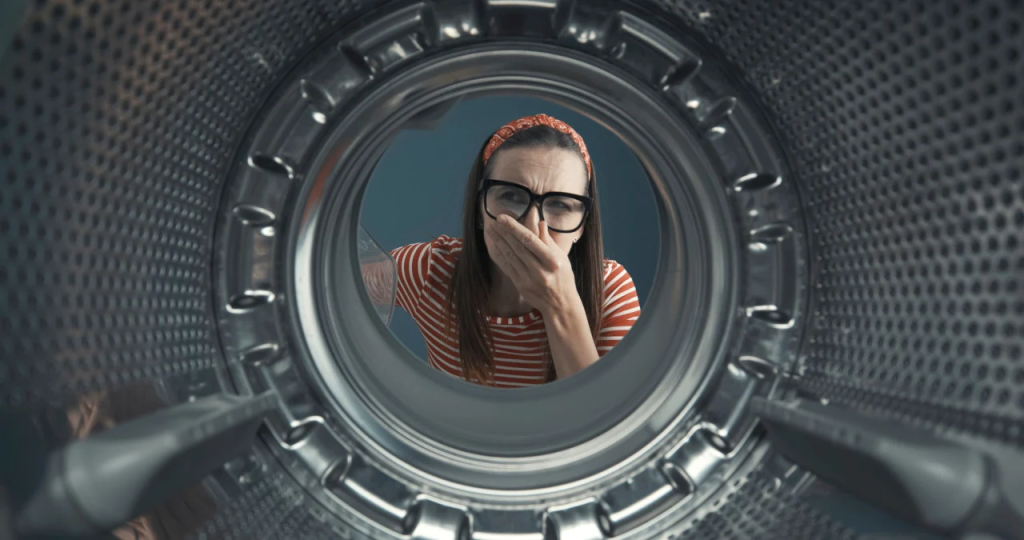 beko washer smelling like burn