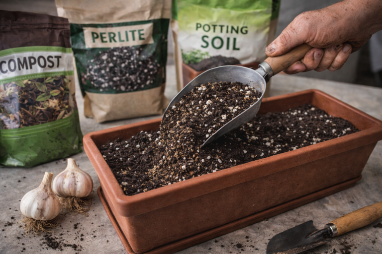Best Soil Mix for Growing Garlic
